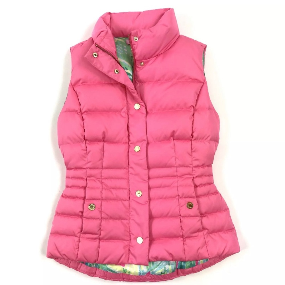 Lilly Pulitzer Isabelle Puffer Vest - medium